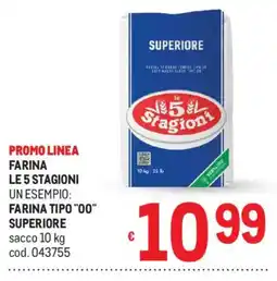Metro Farina Le 5 Stagioni offerta