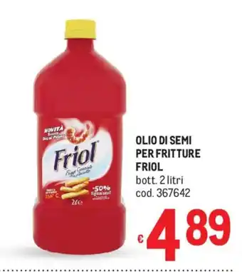 Olio di semi per frittura Friol