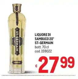 Metro Liquore di sambuco St-Germain offerta