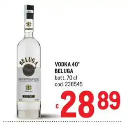 Metro Vodka Beluga offerta