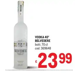 Metro Vodka Belvedere offerta