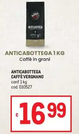 Metro Anticabottega Caffè Vergnano offerta