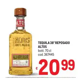 Metro Tequila Reposado Altos offerta