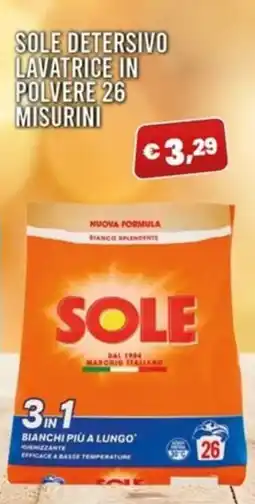 Angel Mercatone Sole detersivo lavatrice in polvere offerta