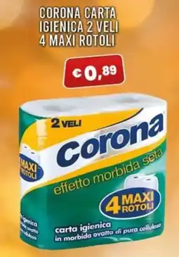 Angel Mercatone Corona carta igienica 2 veli offerta