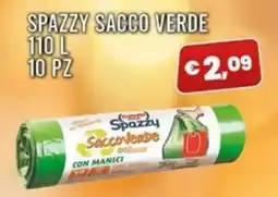 Angel Mercatone Spazzy sacco verde offerta