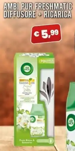 Angel Mercatone Air Wick Freshmatic diffusore + ricarica offerta