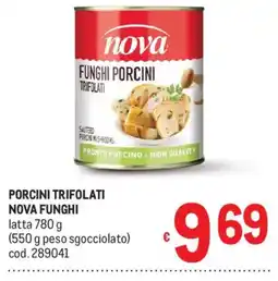 Metro Porcini trifolati nova funghi offerta