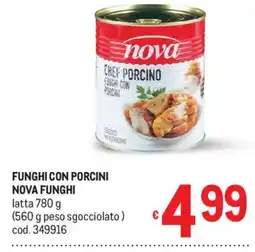 Metro Nova Funghi con Porcini offerta