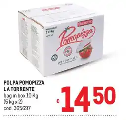 Metro Polpa pomopizza la torrente offerta