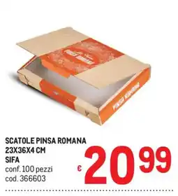 Metro Scatole pinsa romana offerta