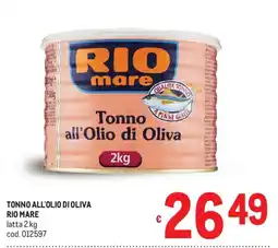 Metro Tonno all'Olio di Oliva Rio Mare offerta