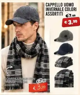 Angel Mercatone Cappello uomo invernale colori assortiti offerta