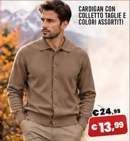 Angel Mercatone Cardigan con colletto offerta