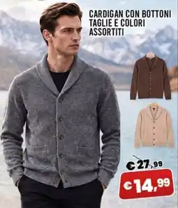 Angel Mercatone Cardigan con bottoni offerta