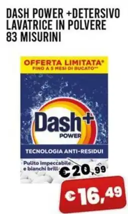 Angel Mercatone Dash Power + Detersivo Lavatrice in Polvere offerta