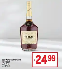 Metro Cognac 40° Very Special Hennessy offerta