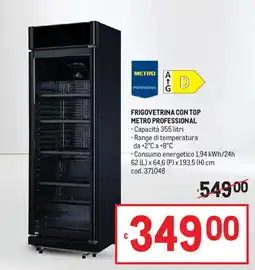 Metro Frigovetrina con top Metro Professional offerta