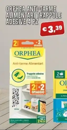 Angel Mercatone Orphea anti-tarme alimentari trappole adesive offerta