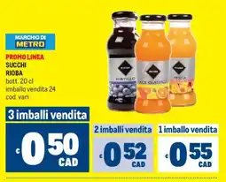 Metro Succhi Rioba offerta