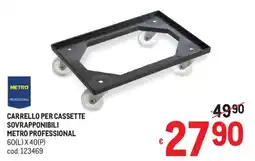 Metro Carrello per cassette sovrapponibili Metro Professional offerta
