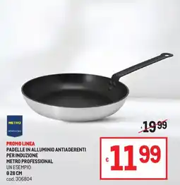 Metro Padelle in alluminio antiaderenti per induzione Metro Professional offerta