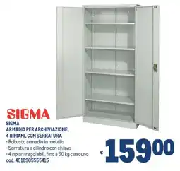 Metro Sigma armadio per archiviazione offerta