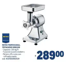 Metro Metro Professional Tritacarne GMG1100 offerta