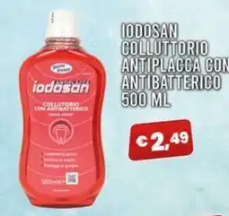 Angel Mercatone Iodosan colluttorio antiplacca con antibatterico offerta