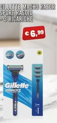 Angel Mercatone Gillette Mach3 Razor Sport offerta