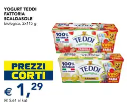 Esselunga Yogurt teddi fattoria scaldasole biologico offerta