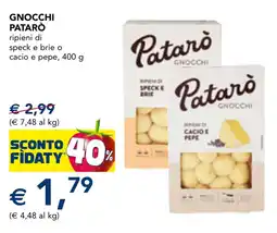 Esselunga Gnocchi Patarò offerta