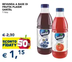 Esselunga Beveranda a base di frutta Plaisir Santal offerta
