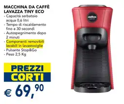 Esselunga Macchina da caffè Lavazza Tiny Eco offerta