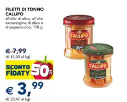 Esselunga Filetti di tonno Callipo offerta