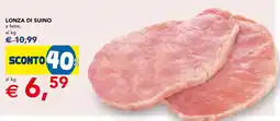 Esselunga Lonza di suino offerta