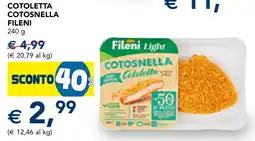 Esselunga Fileni Light Cotosnella Cotoletta offerta