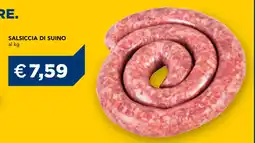 Esselunga Salsiccia di suino offerta