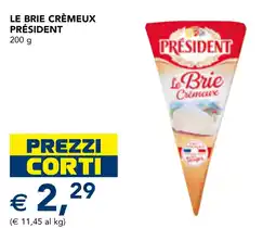 Esselunga Le Brie Crèmeux President offerta