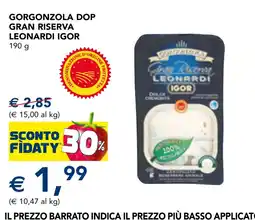 Esselunga Gorgonzola DOP Gran Riserva Leonardi Igor offerta