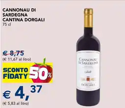 Esselunga Cannonau di Sardegna Cantina Dorgali offerta