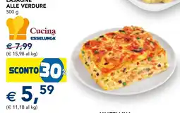 Esselunga Lasagne alle verdure Cucina Esselunga offerta