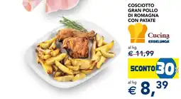 Esselunga Coscioetto gran pollo di Romagna con patate Cucina Esselunga offerta