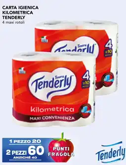 Esselunga Carta igienica kilometrica Tenderly offerta