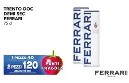 Esselunga Trento Doc Demi Sec Ferrari offerta