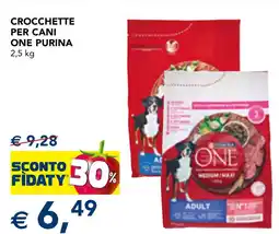 Esselunga Crocchette per cani One Purina offerta