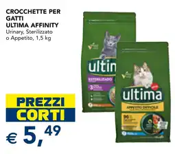 Esselunga Crocchette per gatti Ultima Affinity offerta