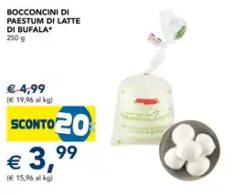 Esselunga Bocconcini di Paestum di latte di bufala offerta