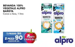 Esselunga Beveranda vegetale Alpro Barista offerta