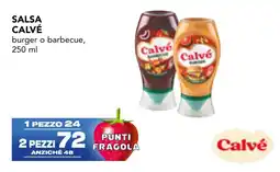 Esselunga Salsa Calvé burger o barbecue offerta